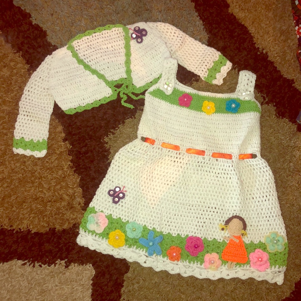 Hand Crocheted 🧶 Two piece set